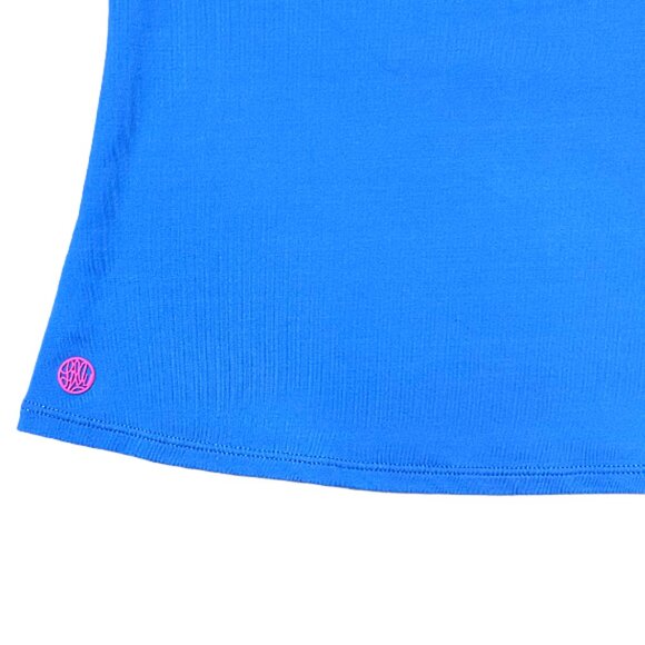Lilly Pulitzer Bandy Luxletic Tank Top Bennet Blue Crossback Medium Activewear - Picture 5 of 9